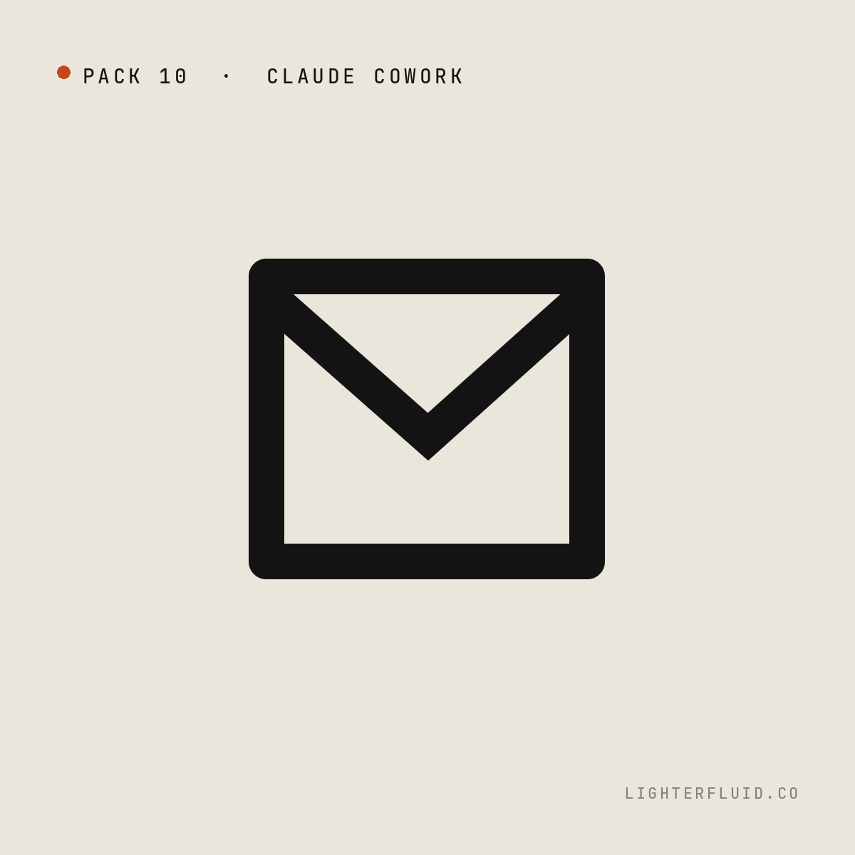 Build Your Email Templates pack — envelope icon on muted background.