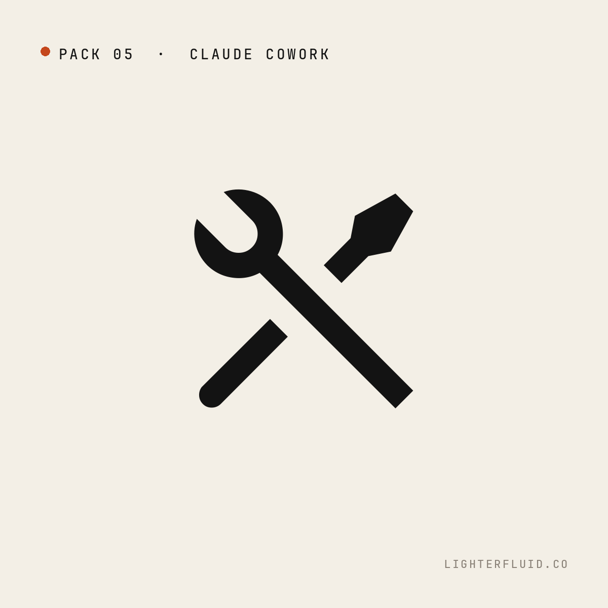 Manage Your Website pack — tools icon on warm background.